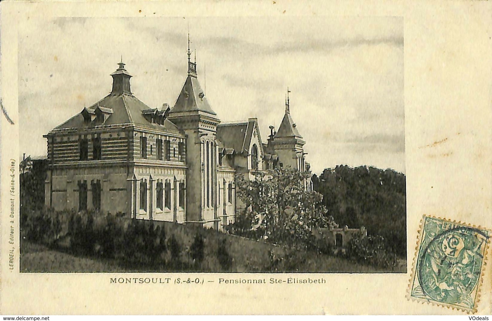 CPA - France - (95) Val D'Oise - Montsoult - Pensionnat Ste-Elisabeth - Montsoult