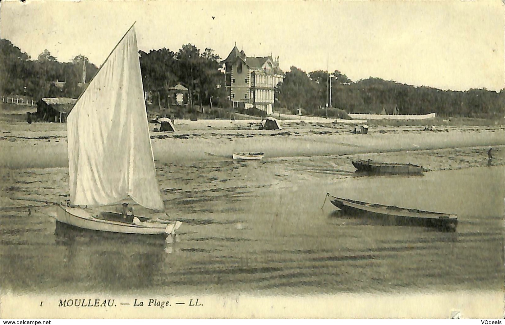 CPA - France - (33) Gironde - Moulleau - La Plage - Autres & Non Classés