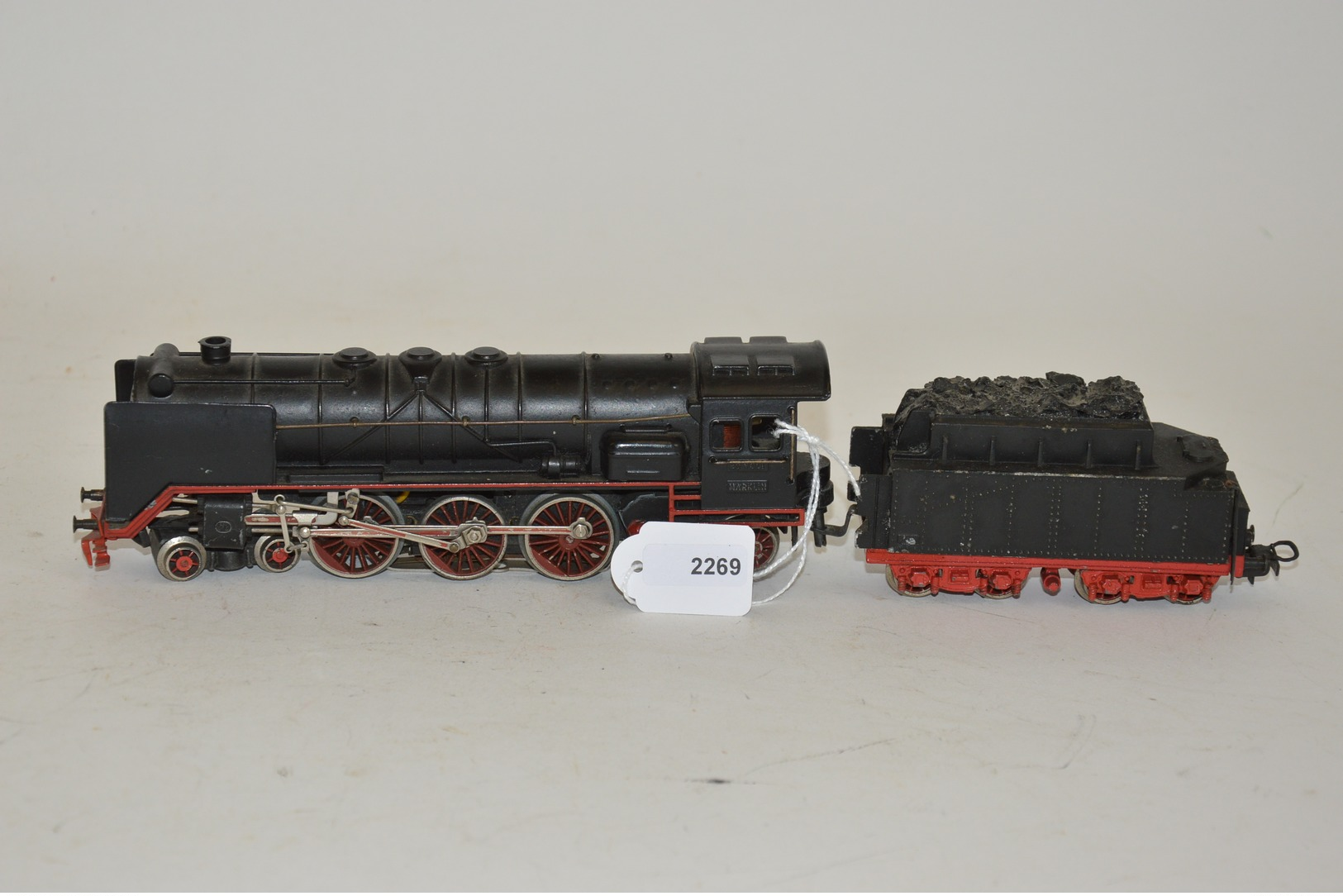 MÄRKLIN HR800 N, (1939) Locomotive Pacific, 2ème Version, Tender Métal à Rivets, Bel état Général Traces D'usage Minimes - Otros & Sin Clasificación