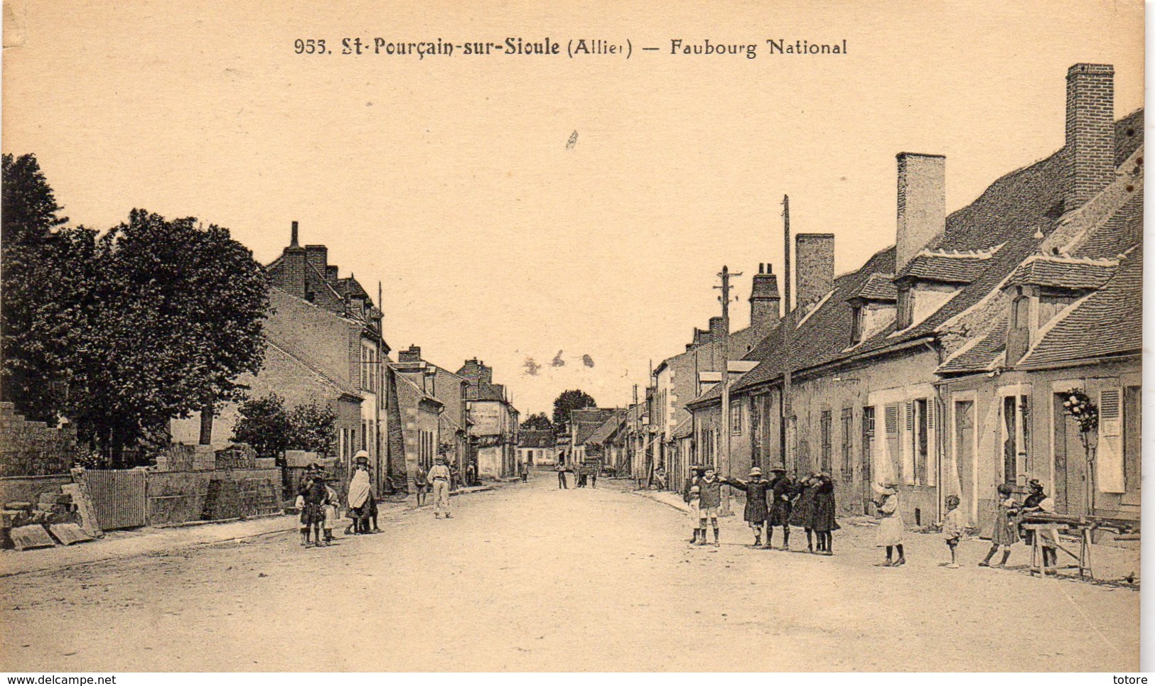 St POURCAIN Sur SIOULE - Faubourg National - Autres & Non Classés