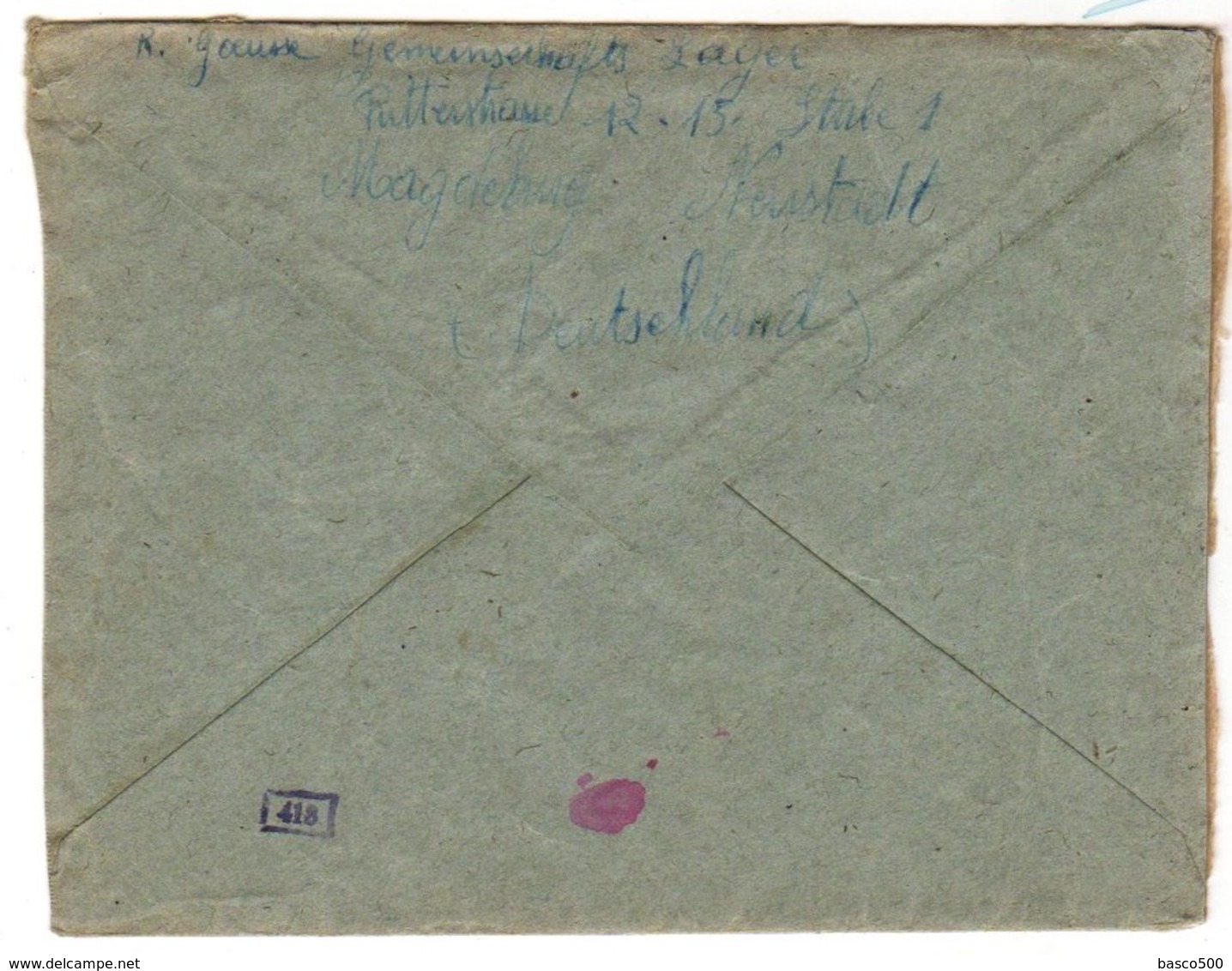 1943 - Lettre Avec Bande "CENSURE OKW" Prisonnier Francais D'Allemagne à Outreau (62) - Guerre De 1939-45