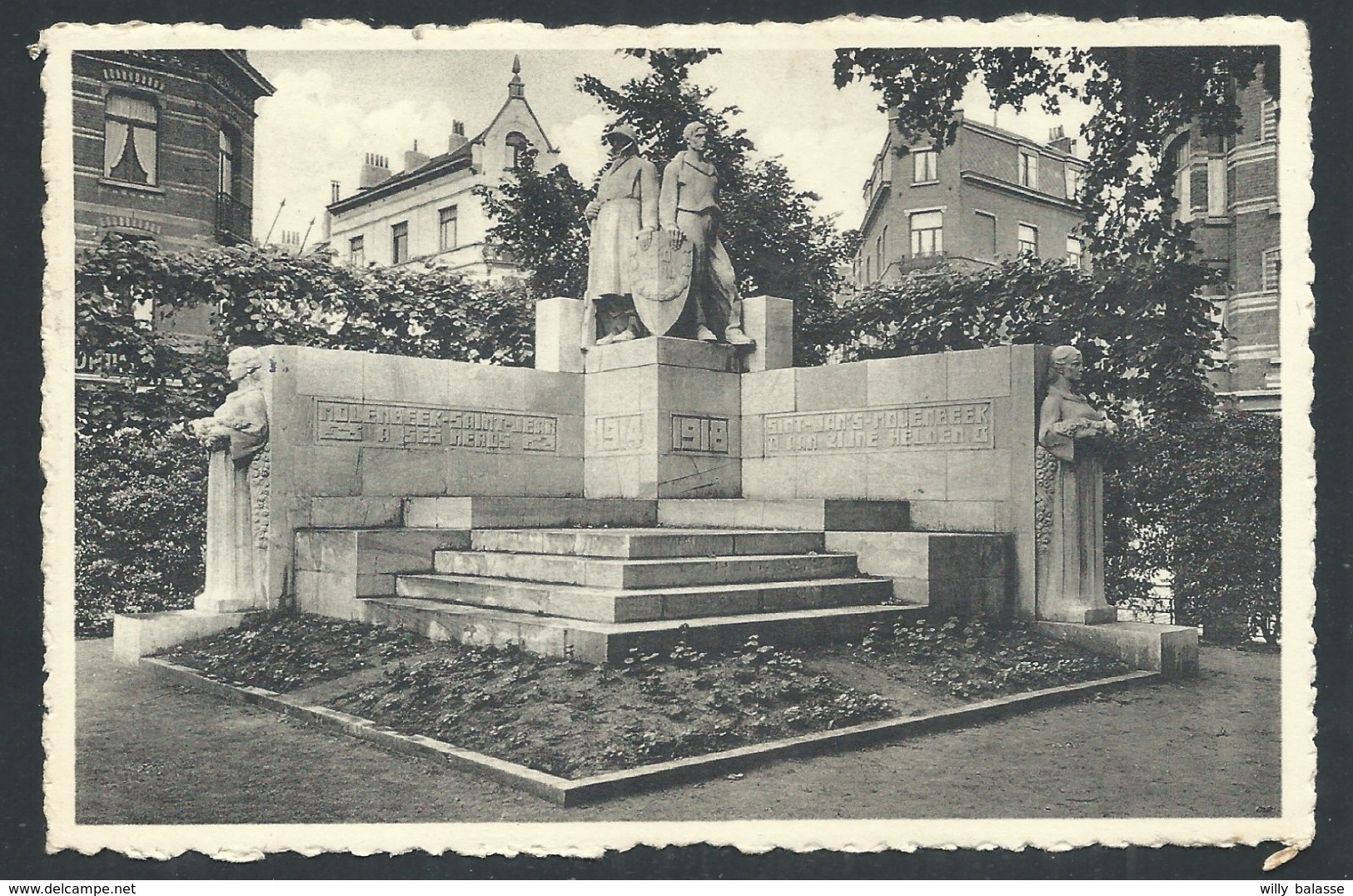 1.1 // CPA - BRUSSEL - BRUXELLES - MOLENBEEK - A Nos Héros Morts Pour La Patrie  // - Molenbeek-St-Jean - St-Jans-Molenbeek