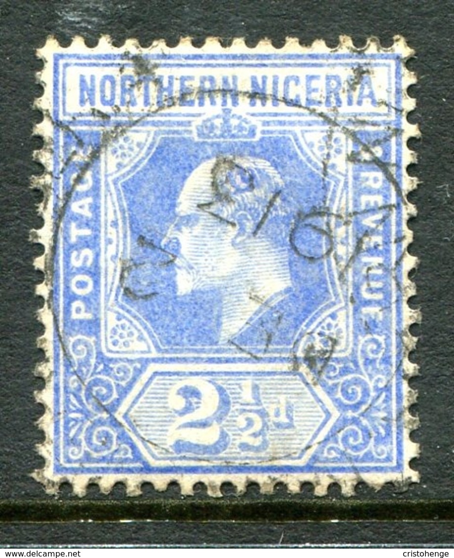 Northern Nigeria 1910-11 KEVII - Wmk. Mult. Crown CA - 2½d Blue (p.14) Used (SG 31) - Nigeria (...-1960)