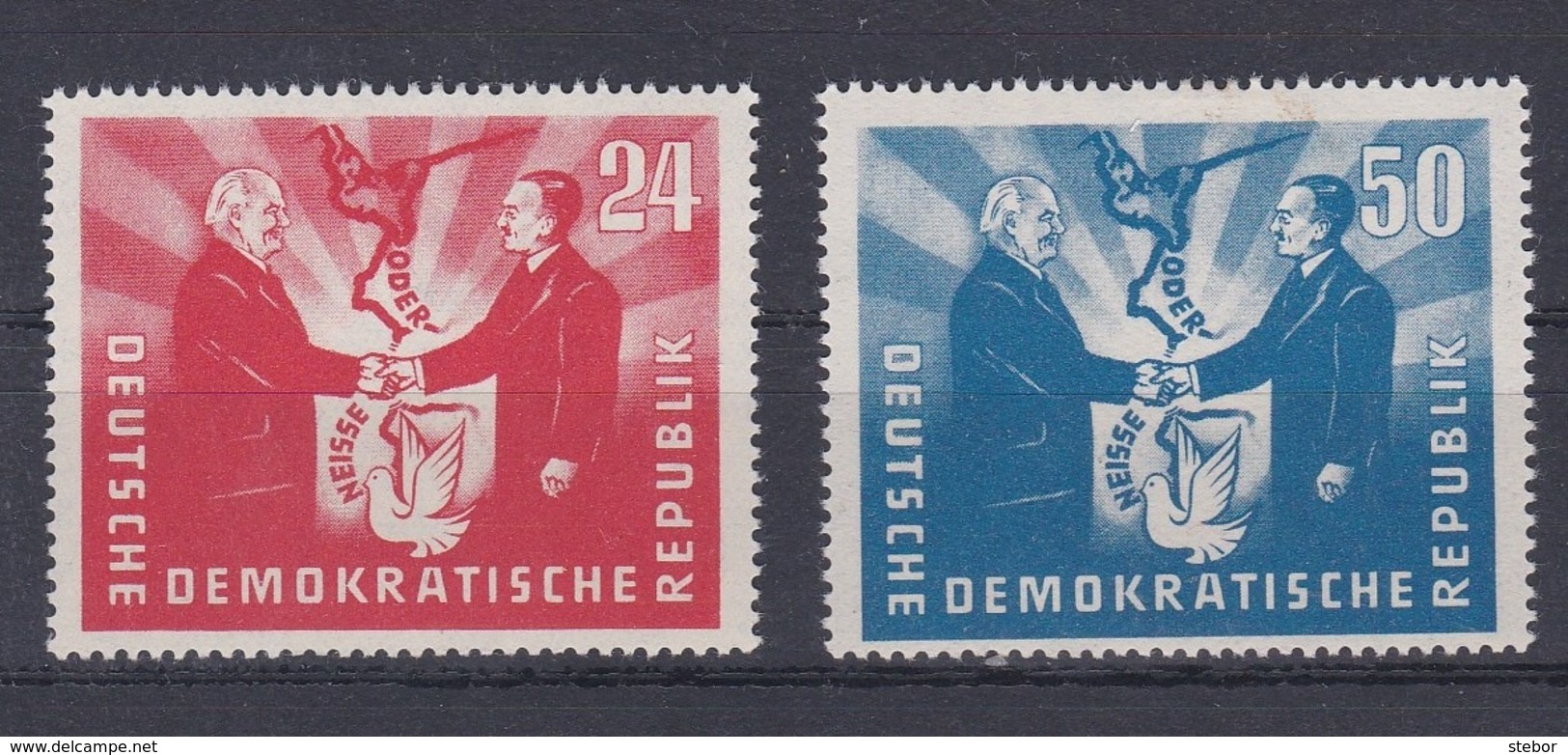 DDR Kleine Verzameling 1951 Nr 36/37 *, Zeer Mooi Lot Krt 4169 - Colecciones (sin álbumes)
