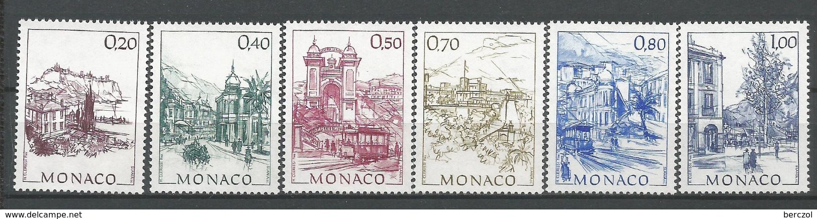 MONACO ANNEE 1991 N° 1762 A 1767 NEUFS** NMH - Nuevos