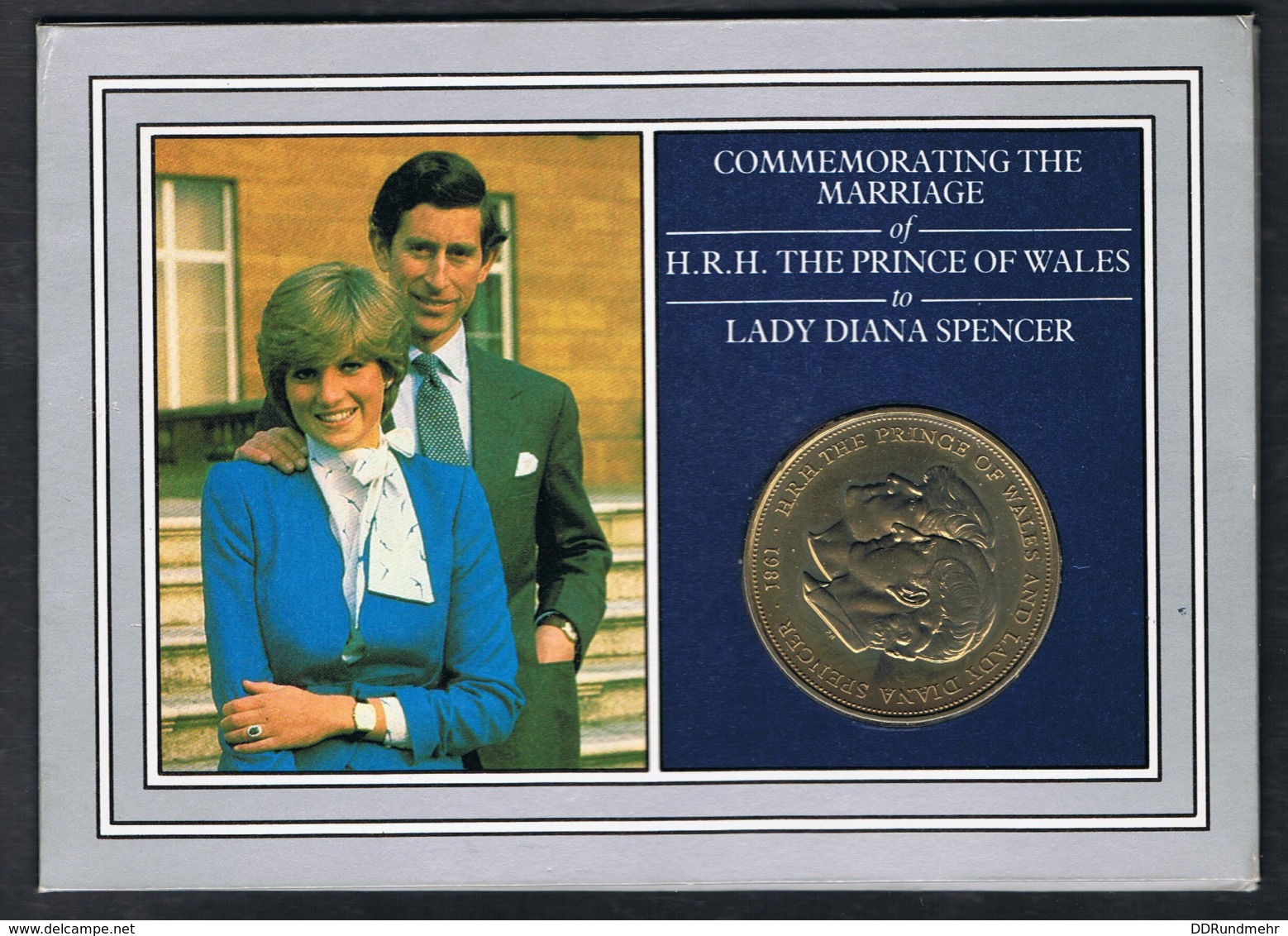 1981  Hochzeit Lady Diana Und Der Prinz Von Wales Im Schmuckumschlag - Maundy Sets  & Conmemorativas