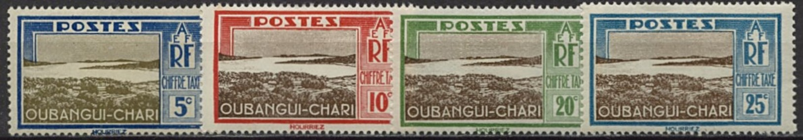 Oubangui, Taxe N° 12 à N° 22* Y Et T - Neufs