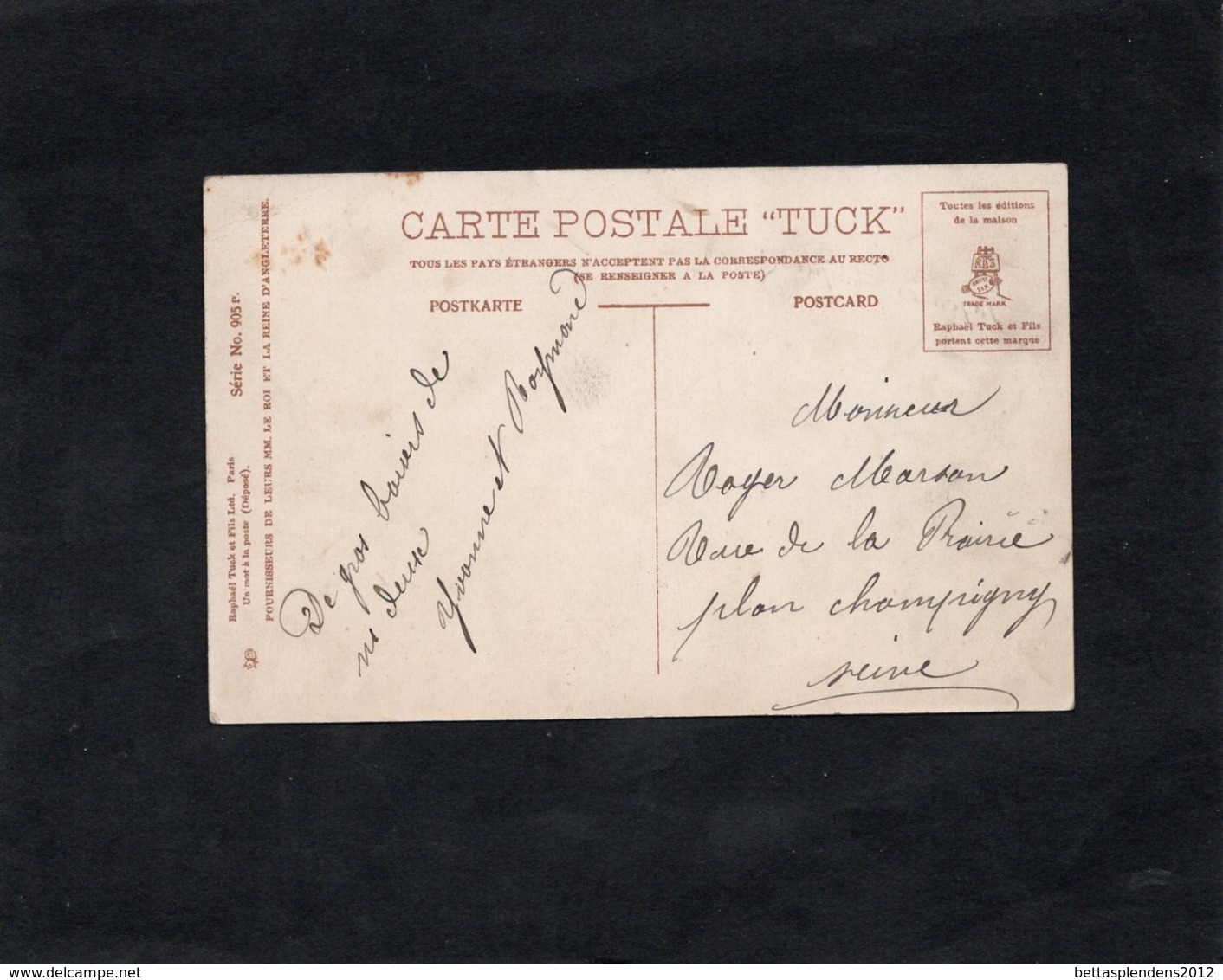 CPA - JOYEUSES PAQUES - Carte Postale "TUCK"  -  Poussins Dans Une Voiture - Easter