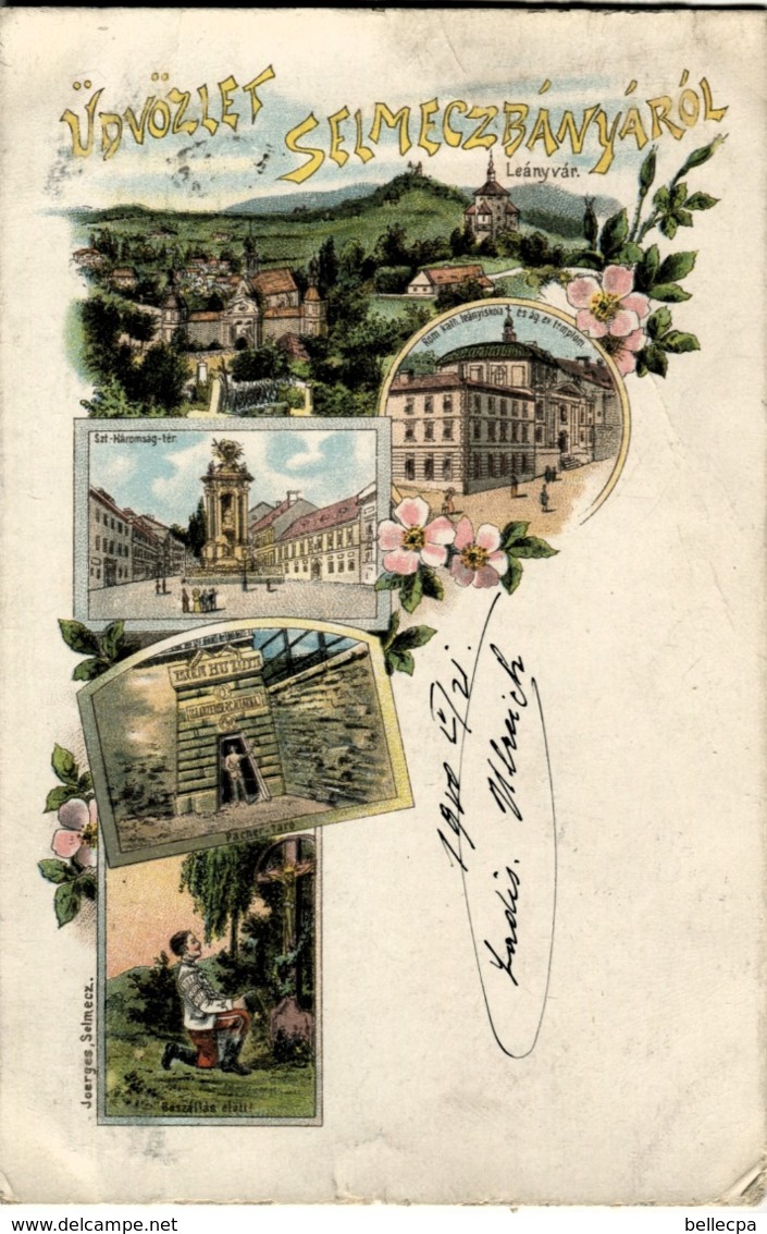 SLOVAQUIE Udwozlet Selmeczbanyarol Selmeczbanya 1900 Litho - Slowakei