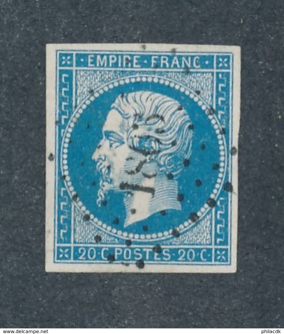 FRANCE - N°YT 14A OBLITERE PC 1803 LURE - 1854 - 1853-1860 Napoléon III.