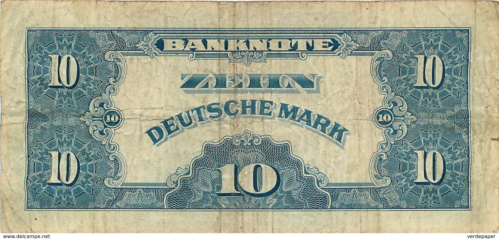 10 Zehn Deutsche Mark . Bank Deutscher Lande. Série 1949.  Allemagne - Germany - 10 Deutsche Mark