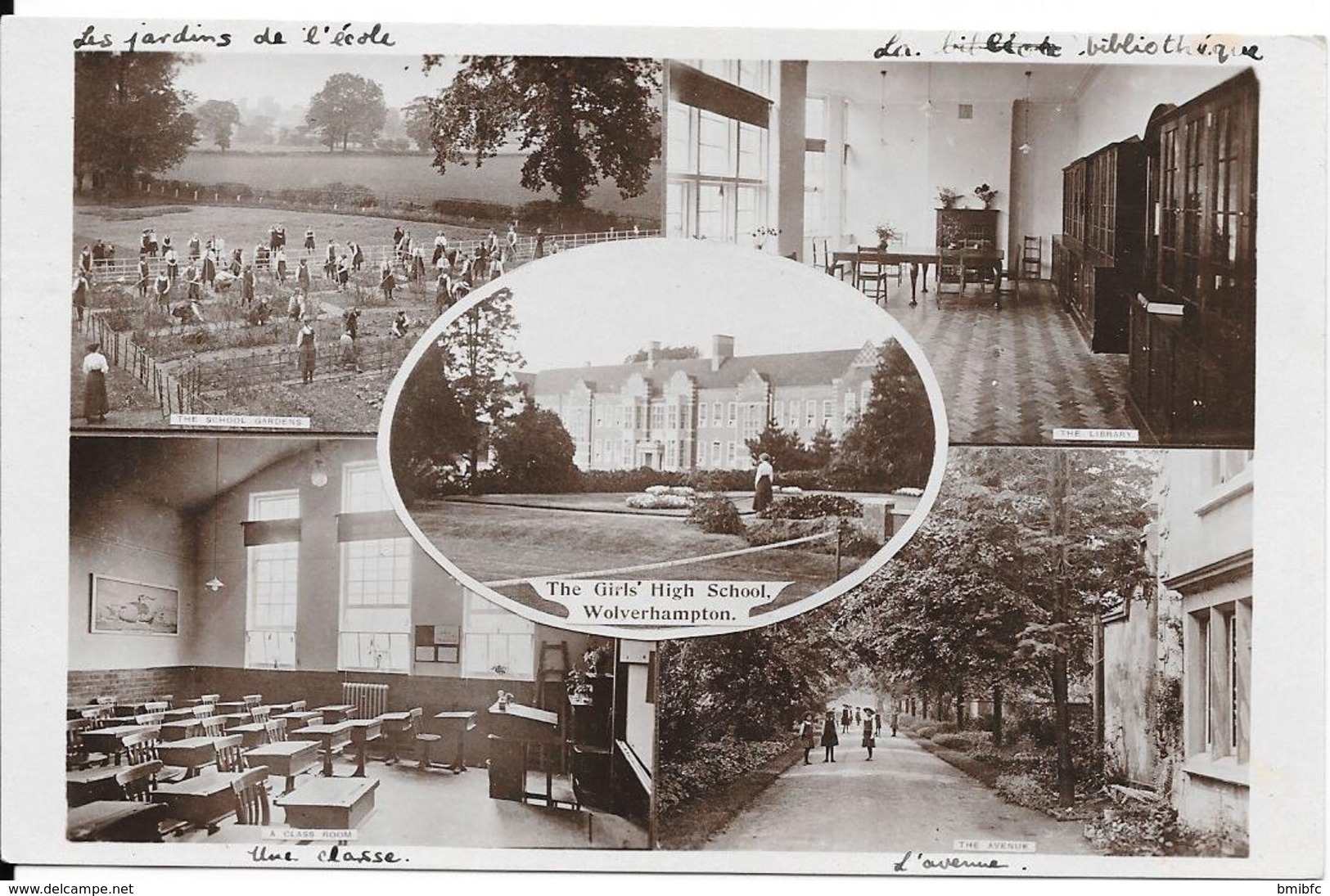 Carte Photo - The Girl's High School  - WOLVERHAMPTON - Wolverhampton