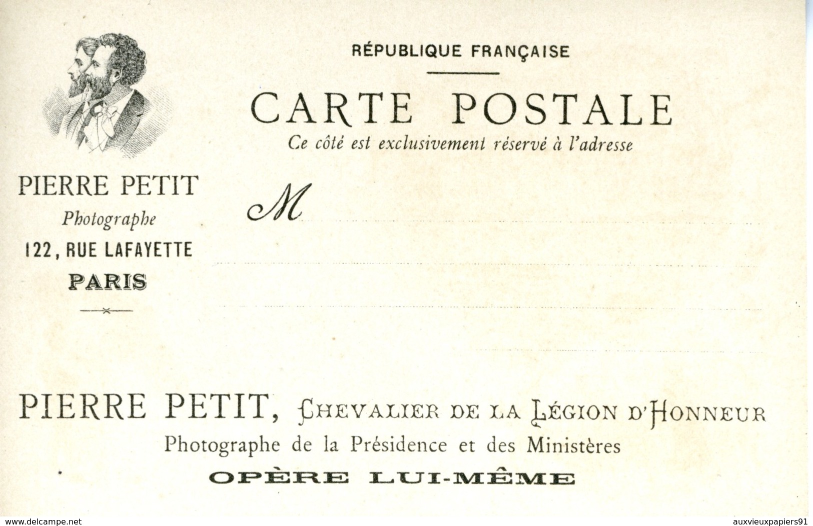 CPA - Exposition 1900 à PARIS - Pierre Petit - Photographe - PORTUGAL - Ausstellungen