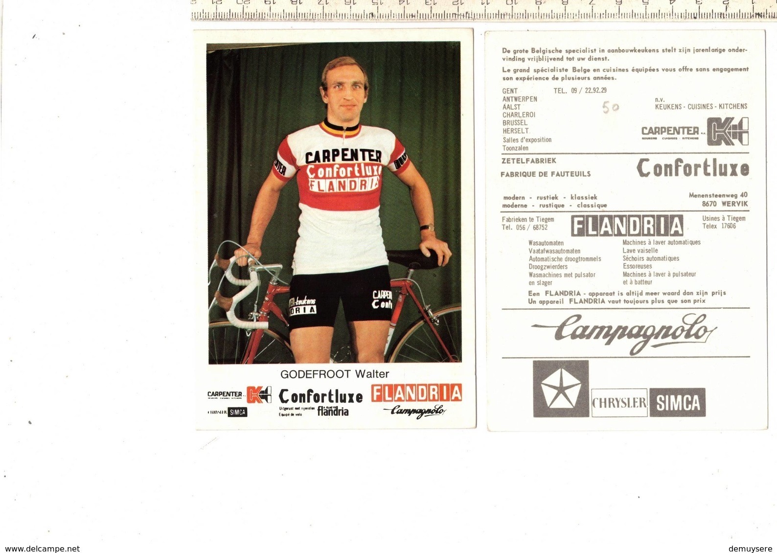 644 - CYCLISME - WIELRENNEN GODEFROOT WALTER - FLANDRIA - Cyclisme