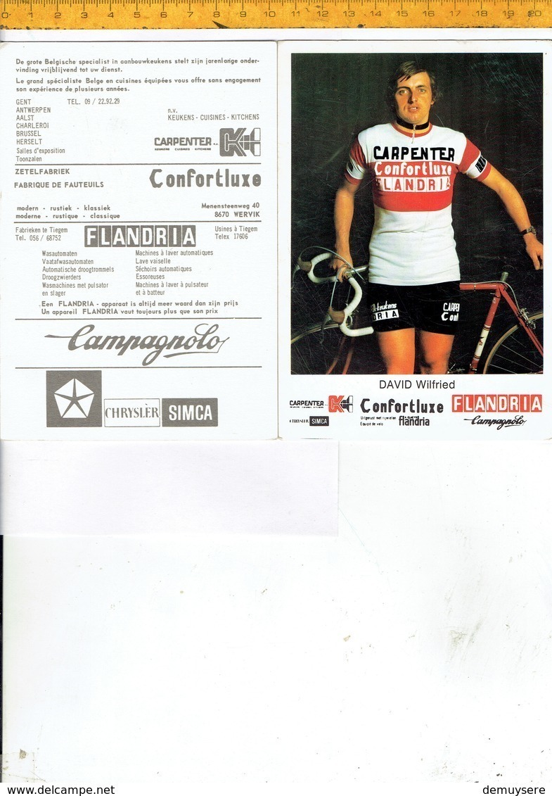 646 - CYCLISME - WIELRENNEN - DAVID WILFRIED - Cyclisme