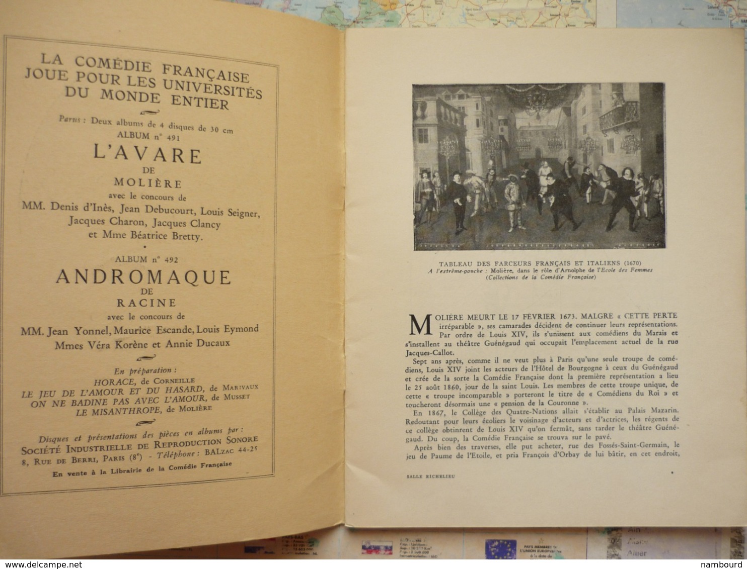 Un Conte D'Hiver / Shakespeare Soirée Du Samedi 10 Mars 1951 à La Comédie Française - Programas