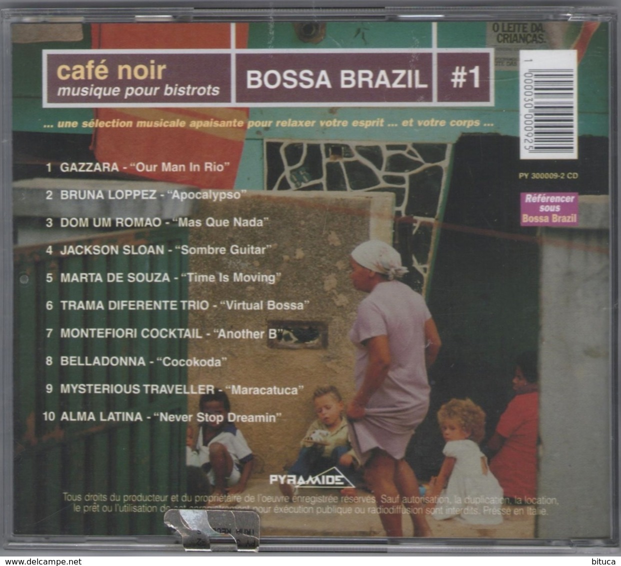 CD COMPILATION CAFé NOIR BOSSA BRAZIL N°1 BON ETAT & RARE - Musiques Du Monde