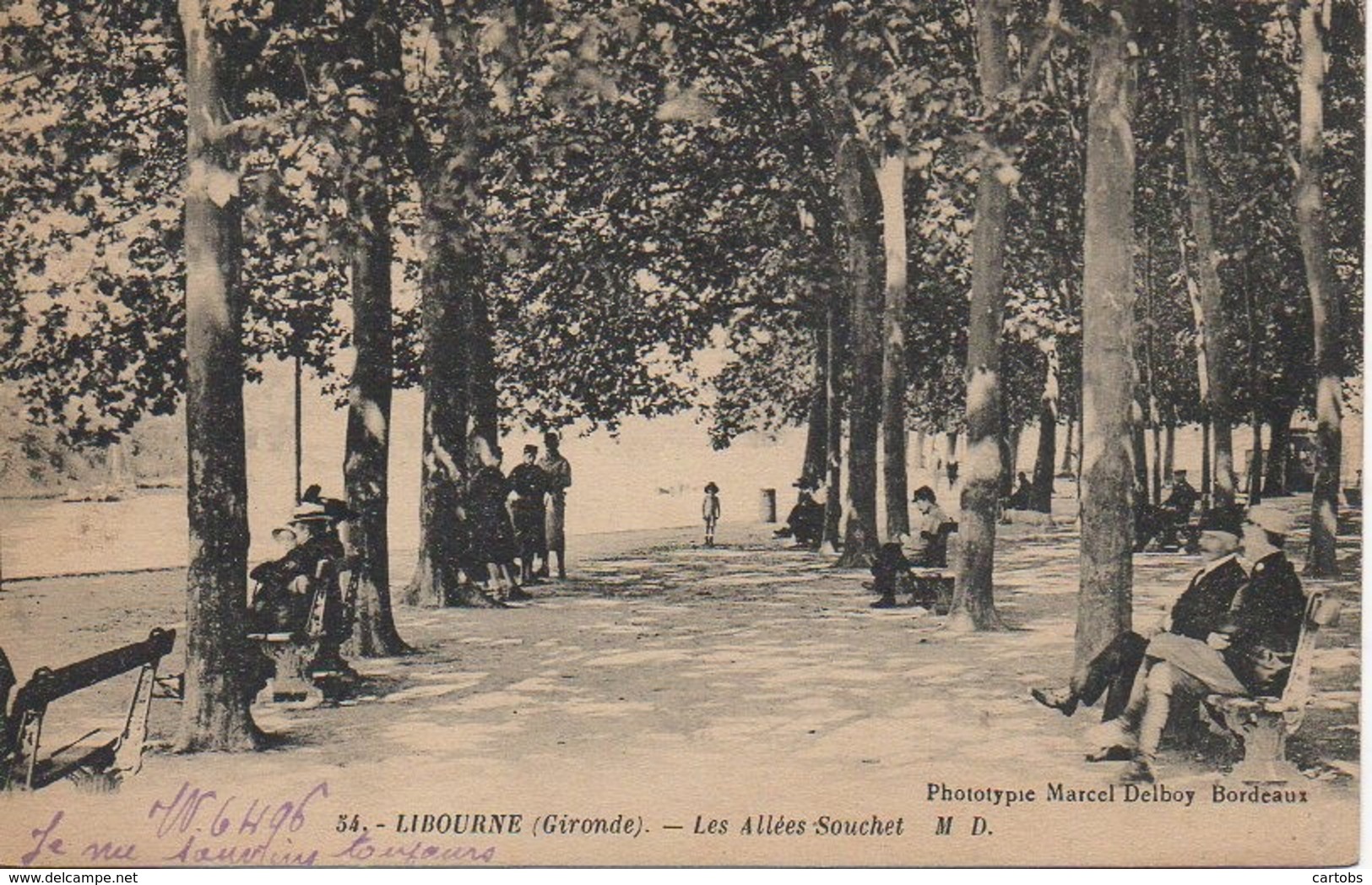 33 LIBOURNE   Les Allées Souchet - Libourne