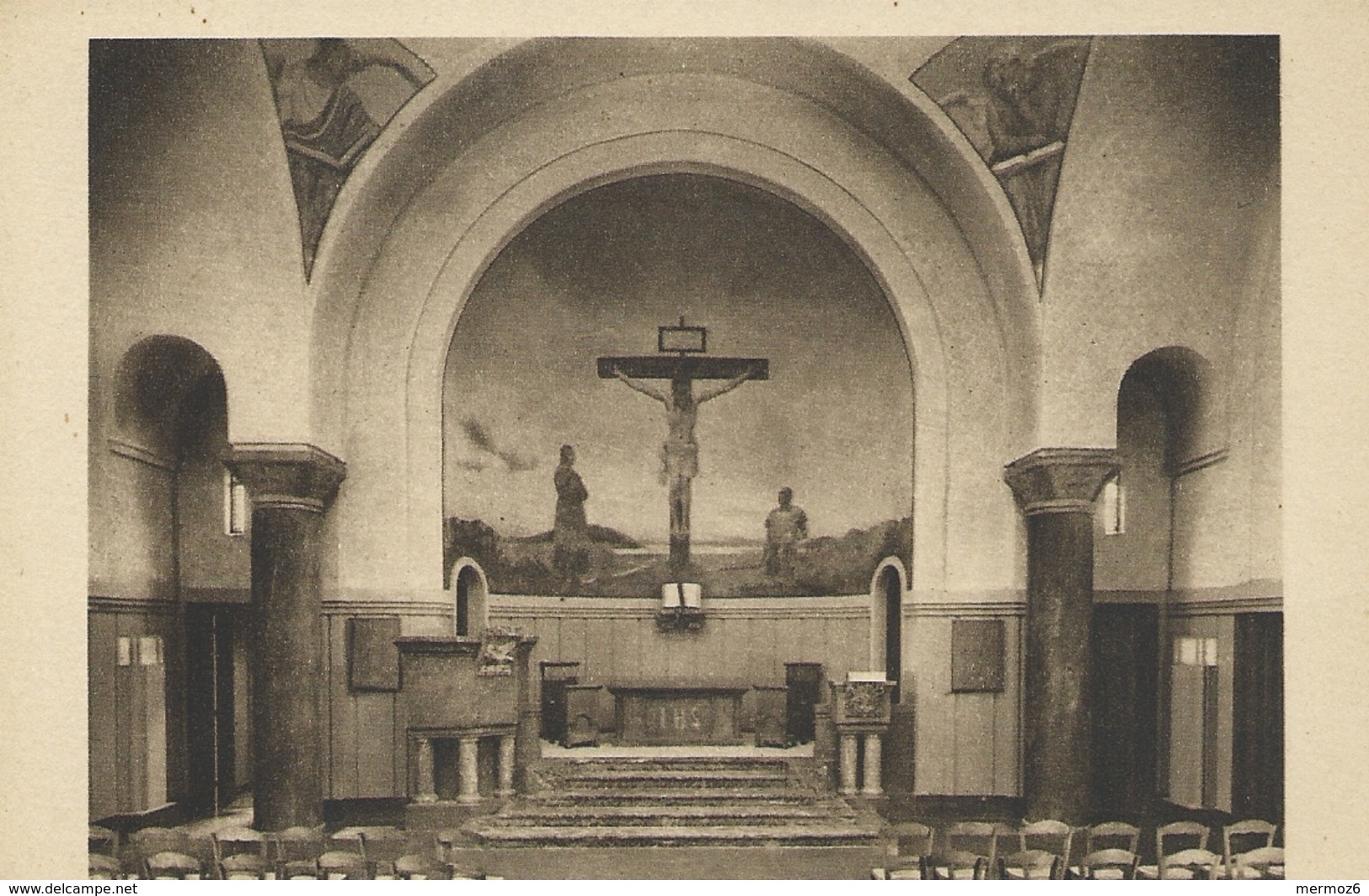 Eglise Protestante D’ Auteuil Le Chœur Editions Yvon Cliche Caillet Cachet Au Dos - Paris (16)