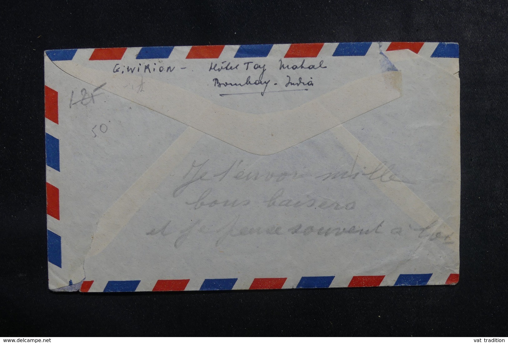 INDE - Enveloppe De Bombay Pour Le Duché Du Luxembourg En 1948, Affranchissement Plaisant - L 44717 - Storia Postale