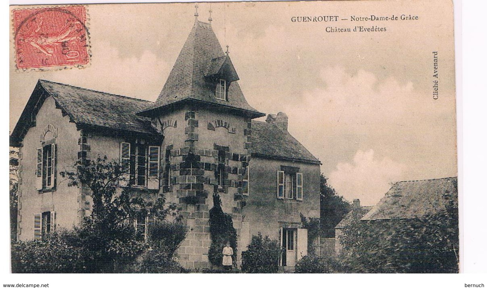 CPA N D DE GRACE Chateau D Evedetes - Guenrouet