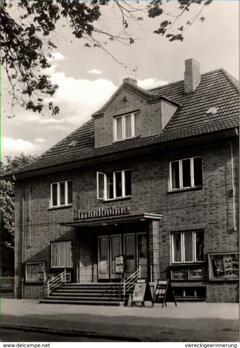 !  DDR Ansichtskarte Kühlungsborn In Mecklenburg, Strandbühne, Kino, Cinema ? - Kühlungsborn