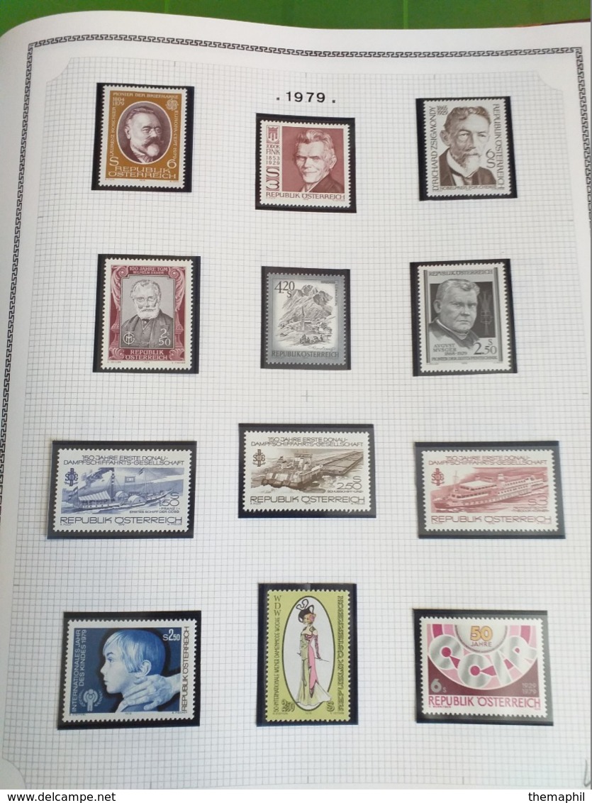 lot n° TH.1051 AUTRICHE collection 1966 / 1986  neufs **