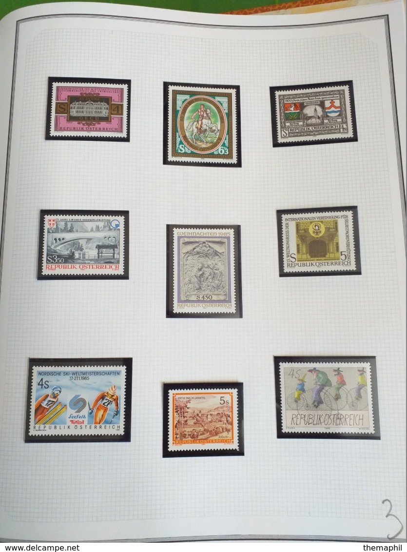 lot n° TH.1051 AUTRICHE collection 1966 / 1986  neufs **