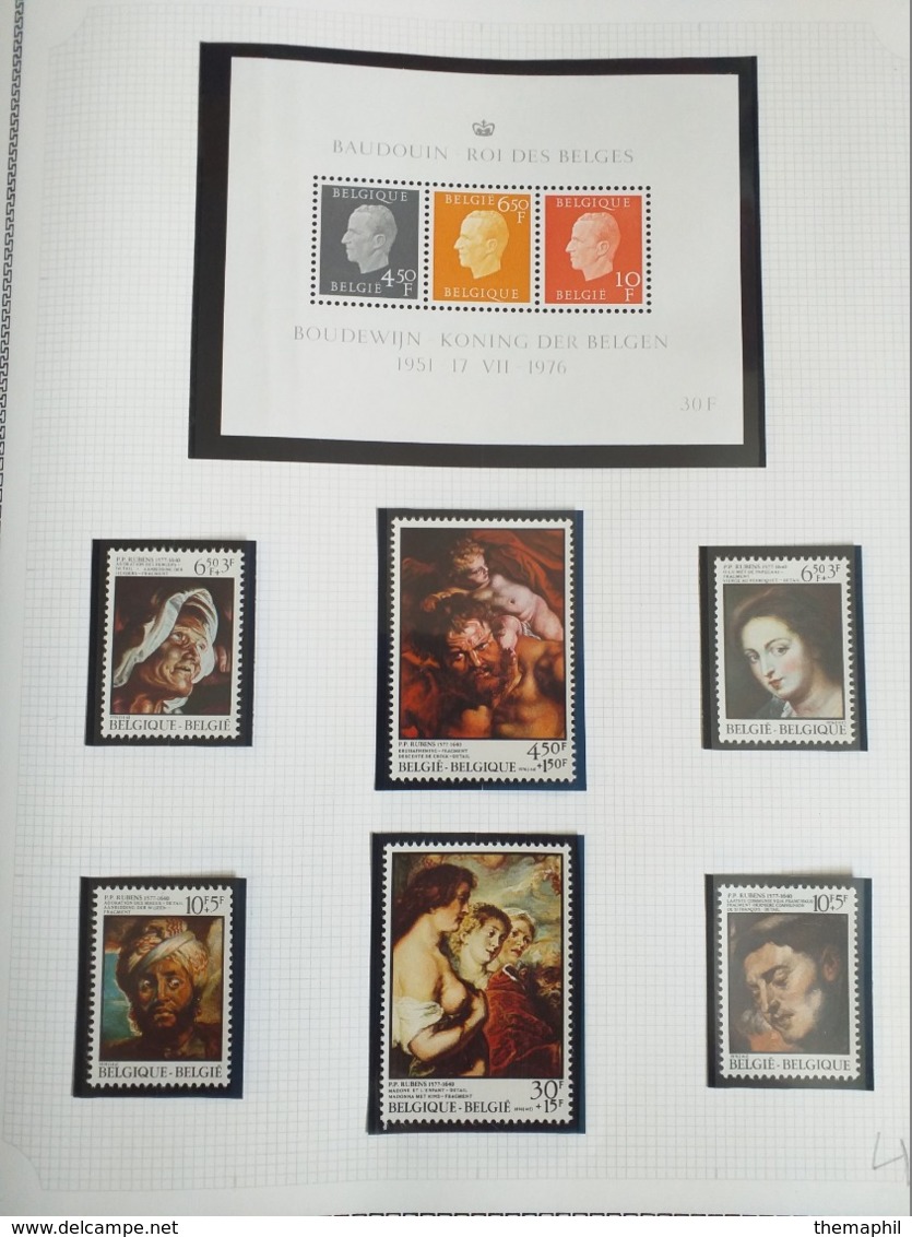 lot n° TH.1041 BELGIQUE collection moderne   neufs **