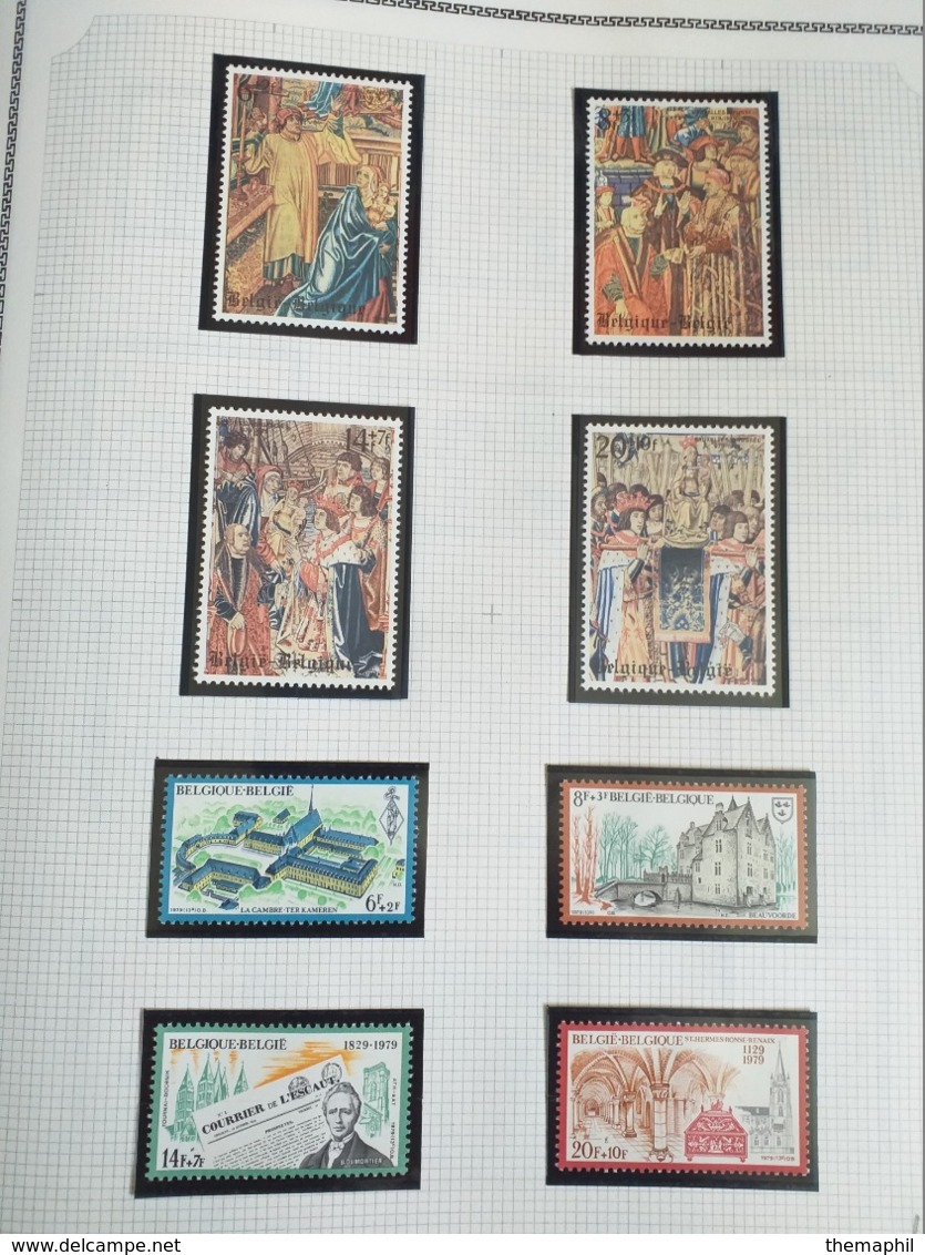 lot n° TH.1041 BELGIQUE collection moderne   neufs **