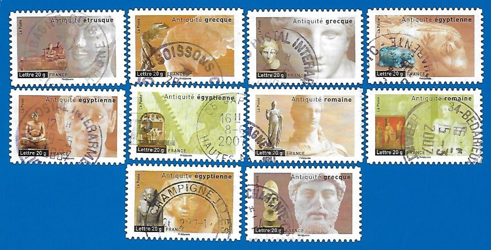 2007 - Art - Antiquité - Série Complète (1) - Used Stamps