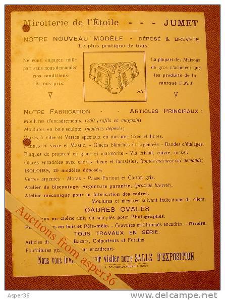 Carte "Miroiterie De L'Etoile, Mathieu & Chardon, Jumet" - Colecciones