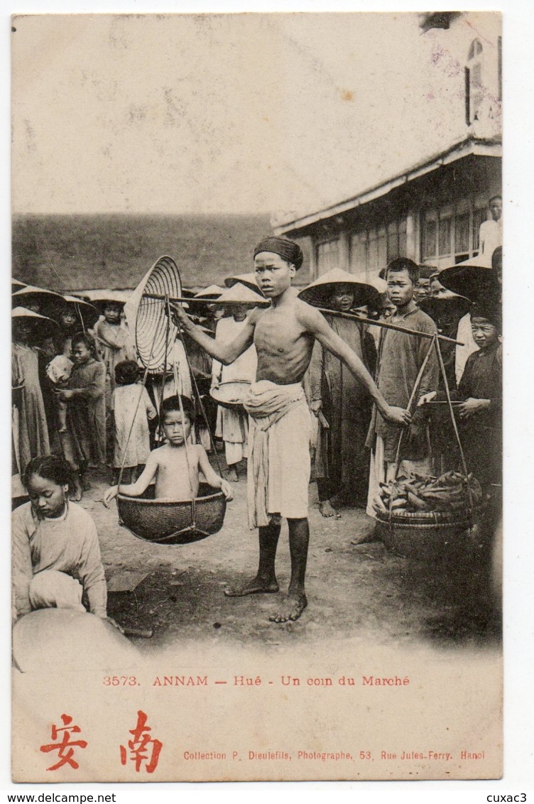 ANNAM - Hué - Un Coin Du Marché - Vietnam