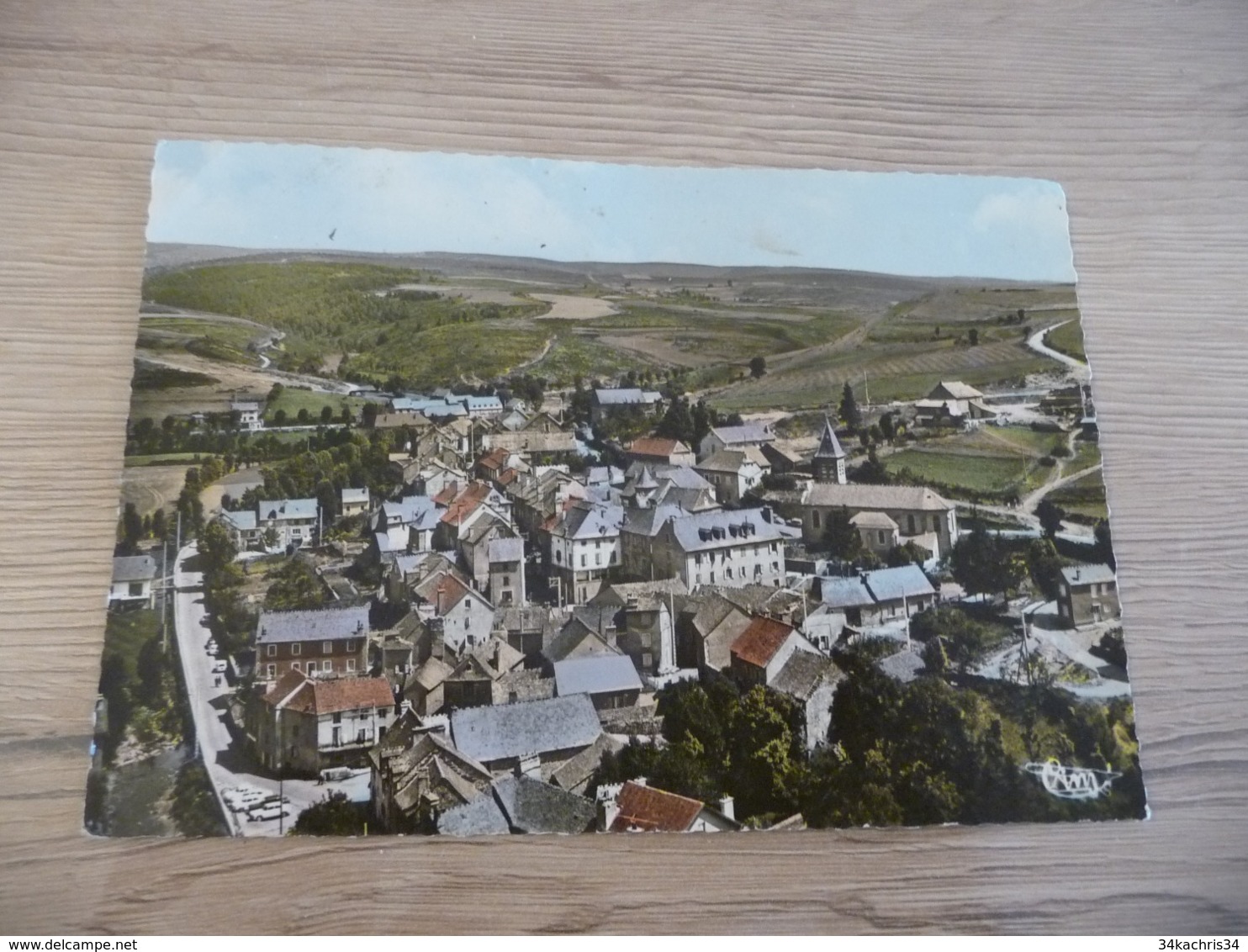 CPSM  48 Lozère Le Bleymard Vue Générale Aérienne - Le Bleymard