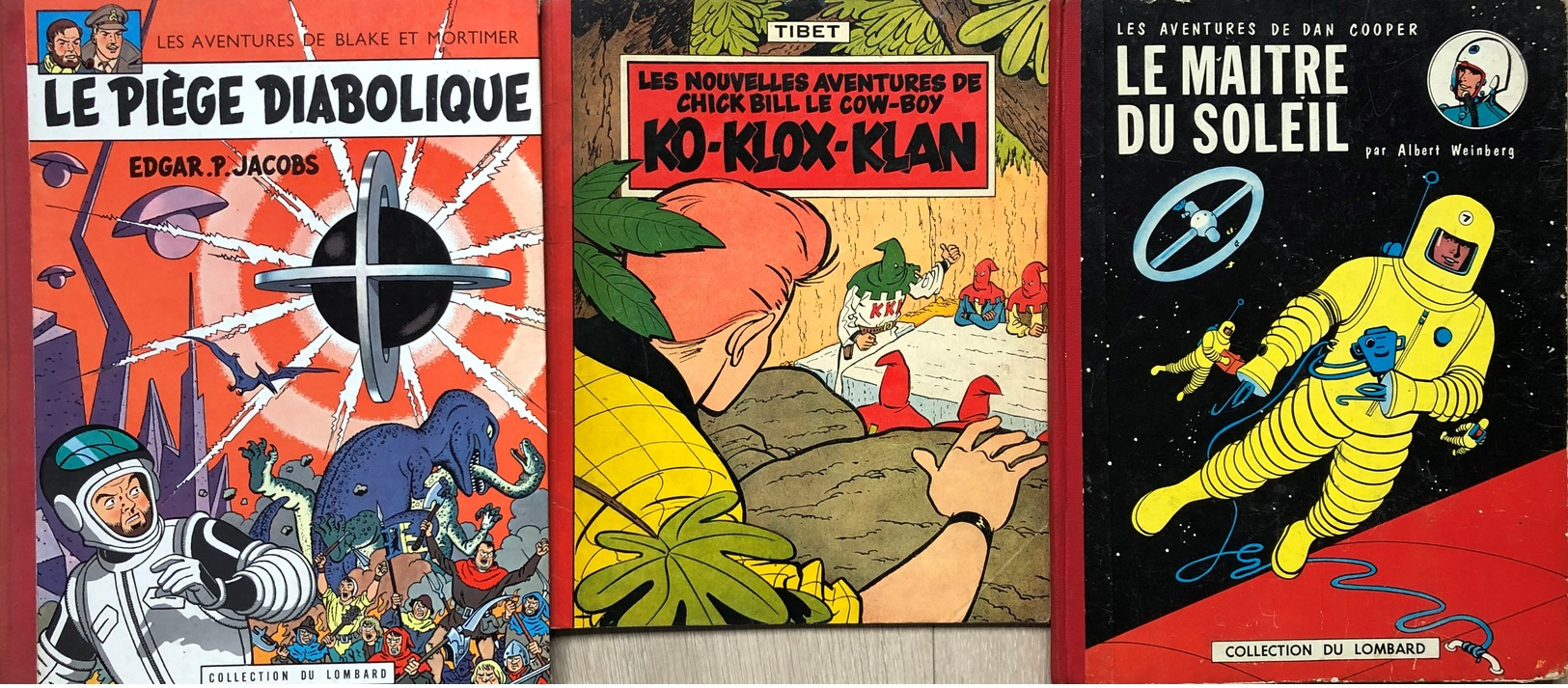 Ensemble De 3 Albums Lombard:
Jacobs/Blake & Mortimer.  Album Tome 8 "Le Piège Diabolique".  EO De 1962.  Extérieur En B - Sin Clasificación