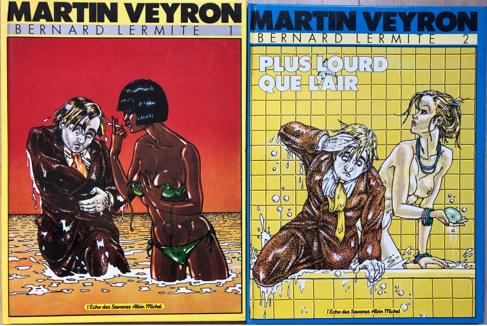 Martin Veyron/Albin Michel.  Albums éditions Datant Des Années 80.
-Bernard Lermitte: Tomes 1 à 6.  TBE+
-Executive Woma - Unclassified