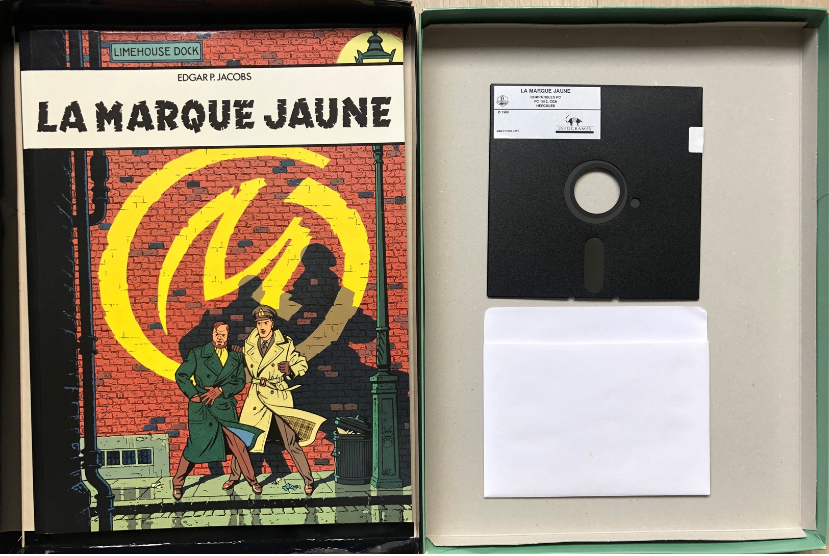 Blake & Mortimer/Jacobs.  Paire D'albums:
-Tome 5 "La Marque Jaune".  Accompagne Dans Un Coffret Le Jeux Video Sur Disqu - Non Classificati