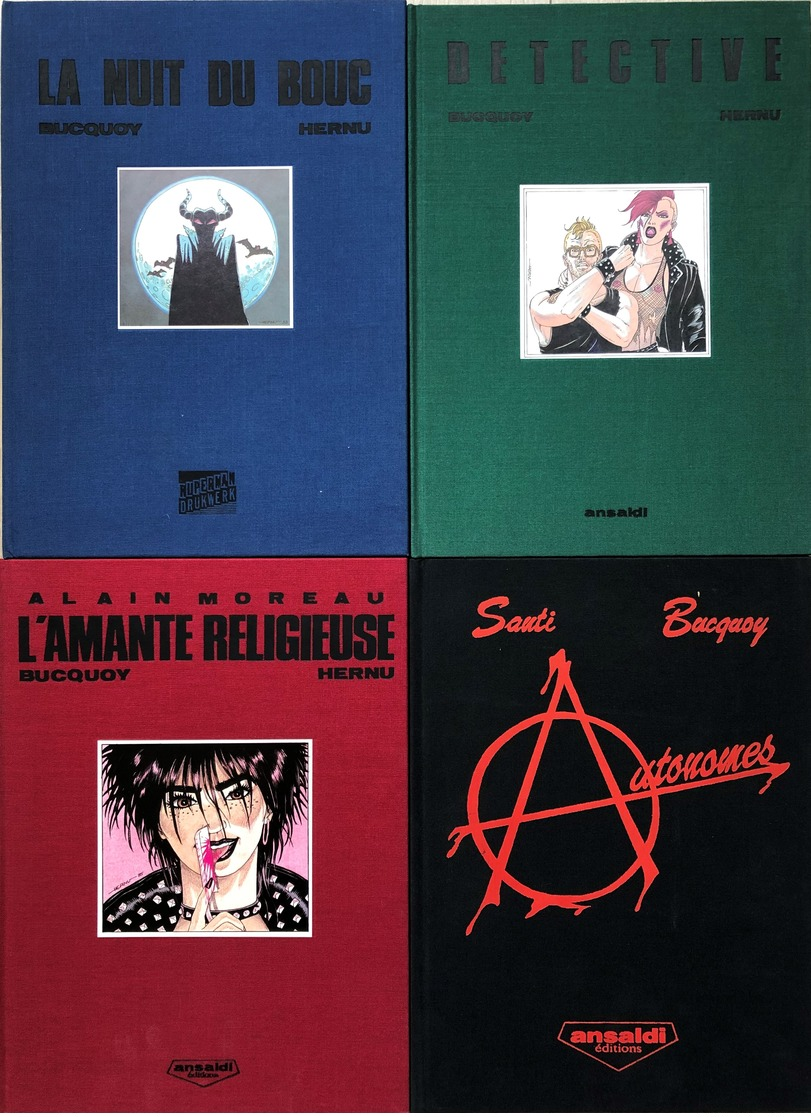 Bucquoy & Hernu/Alain Moreau.  Ensemble De 5 Albums En état Neuf:  
Tome 2, 3 & 4 Version Tirage De Luxe Numérotés Et Si - Non Classificati