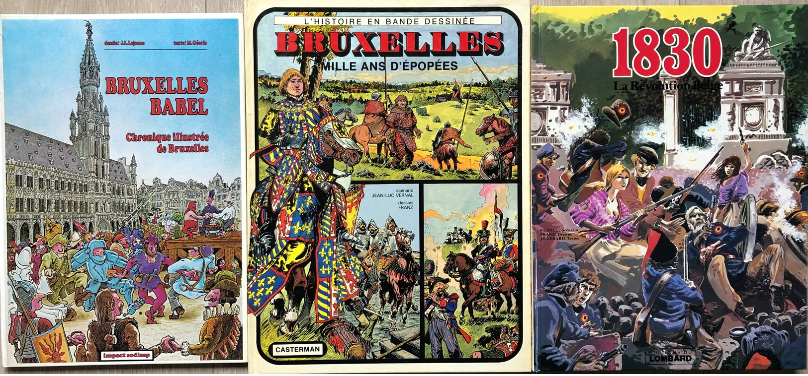 1e Série:
Tome 1: Franz/1830.  "La Révolution Belge".  EO De 1980.  Etat Neuf
Tome 2 à 7.  EO En état Neuf.
2e Série:
To - Non Classificati