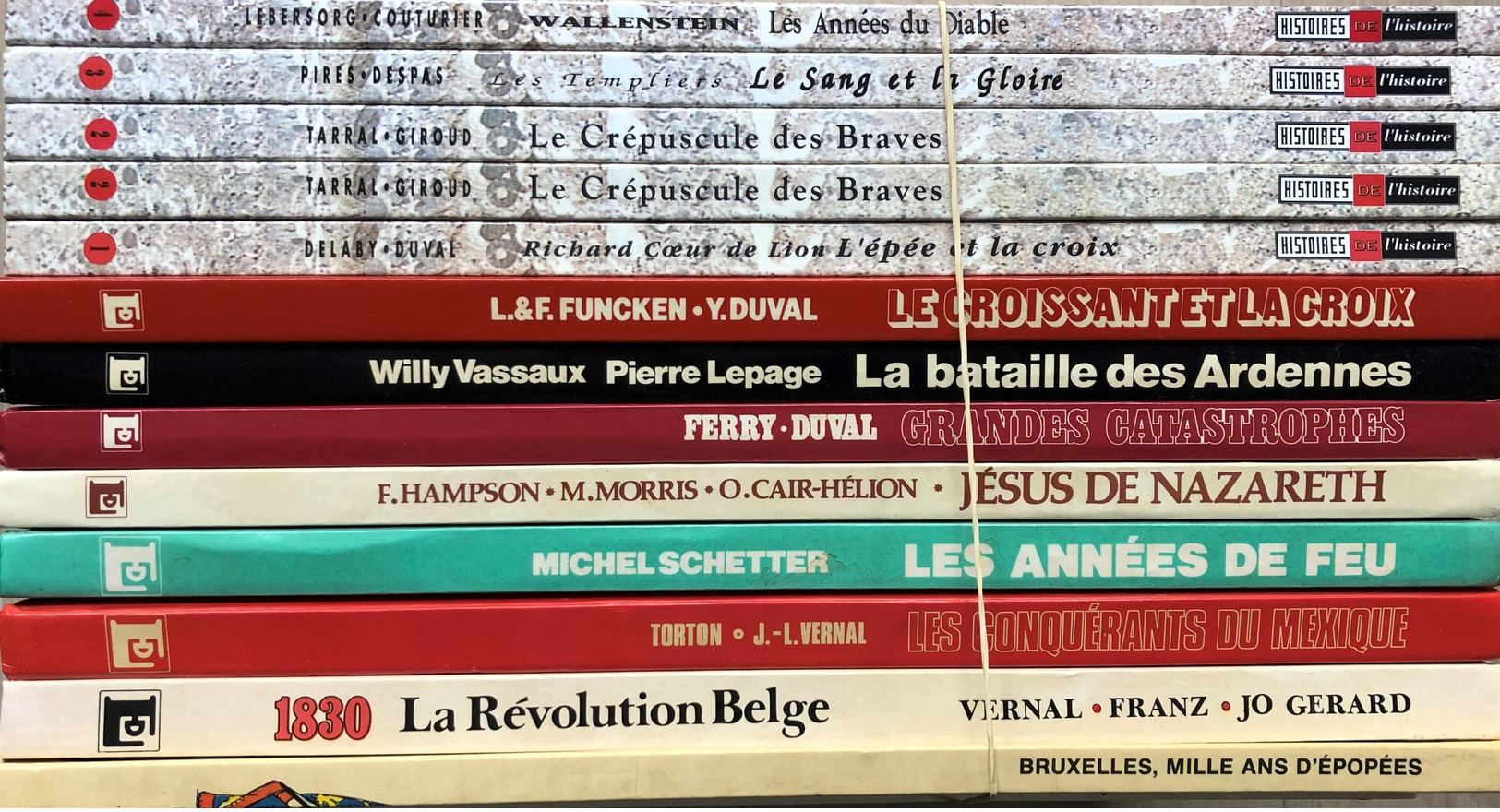 1e Série:
Tome 1: Franz/1830.  "La Révolution Belge".  EO De 1980.  Etat Neuf
Tome 2 à 7.  EO En état Neuf.
2e Série:
To - Non Classificati