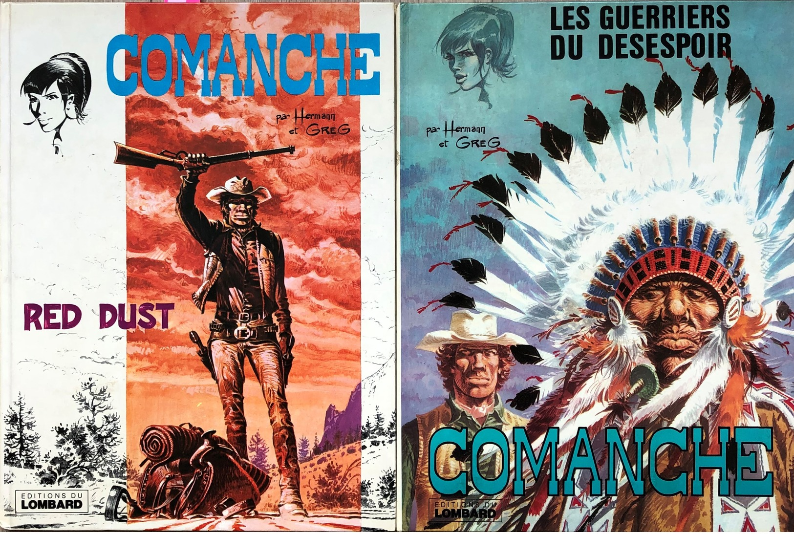 Hermann/Rouge/Commanche.  Ensemble Des 13 Premiers Tomes.  TBE+
-Tomes 1, 2, 3 + 6: éditions Des Années 70
-Tomes 4, 5 + - Sin Clasificación