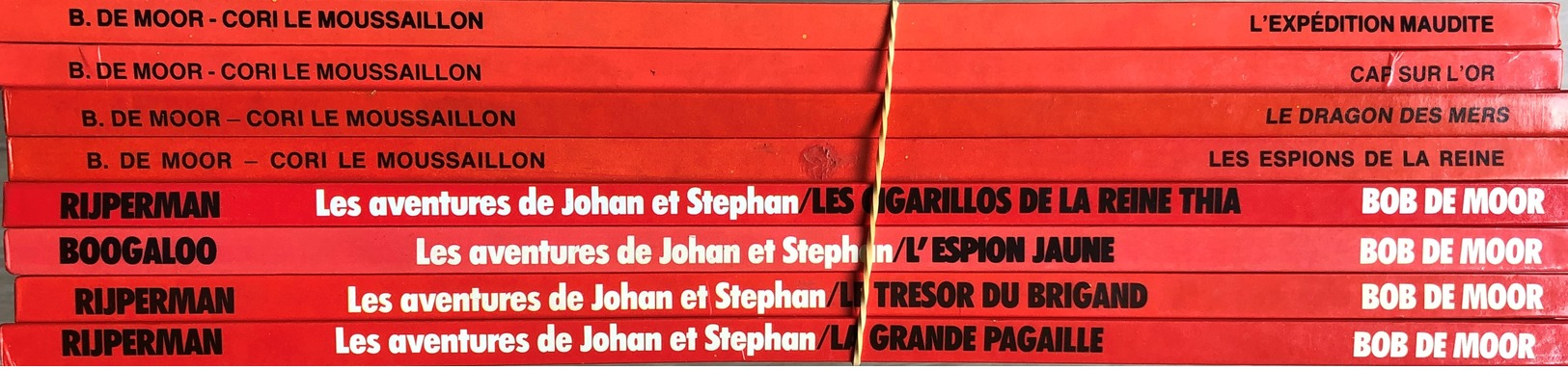 Bob De Moor/Johan & Stepahn/Cori.  Ensemble De 8 Albums EO.  Etat Neuf:
- Les 4 Tomes De Johan & Stephan
- LEs 4 Premier - Unclassified