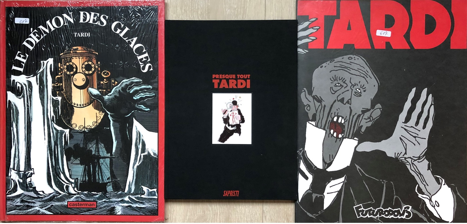 J Tardi.  Ensemble De 3 Albums:
-Presque Tout Tardi: Tirage De Luxe Signé Et Numéroté/475 Exemplaires Vers 1996.  Contie - Non Classés