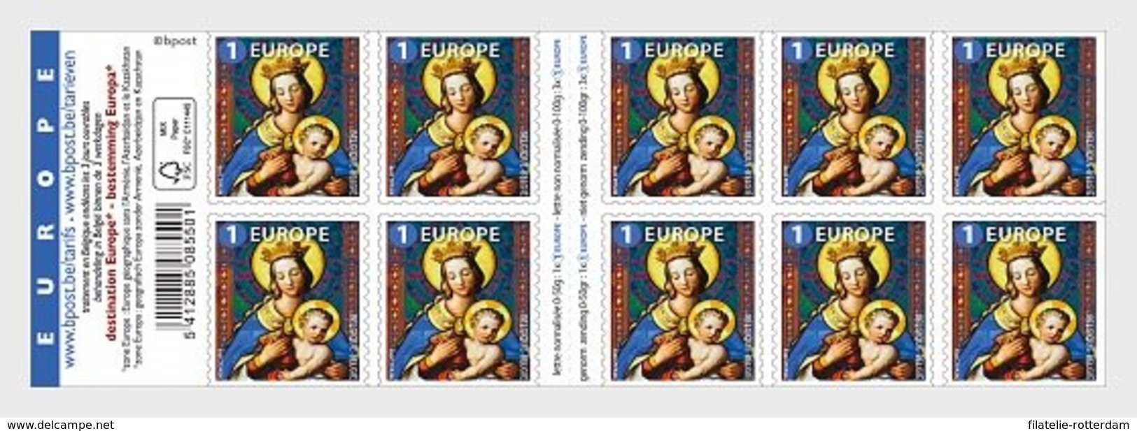 België / Belgium - Postfris / MNH - Booklet Kerstmis (Europa) 2019 - Ongebruikt