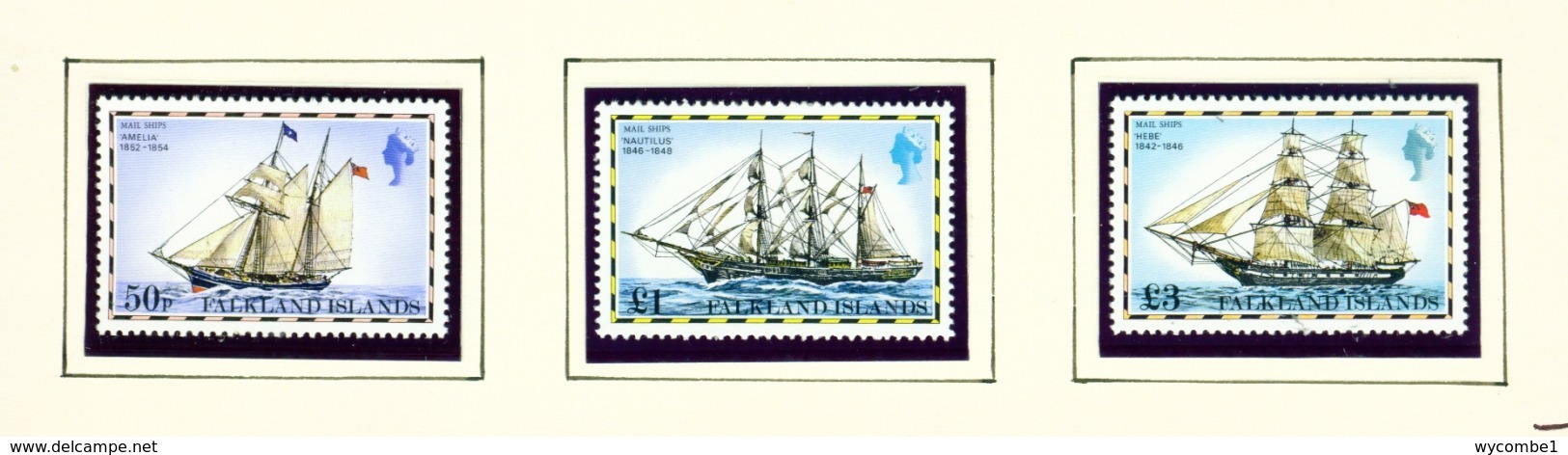 FALKLAND ISLANDS - 1978 Ship Definitives No Date Imprint Set Unmounted/Never Hinged Mint - Falklandinseln