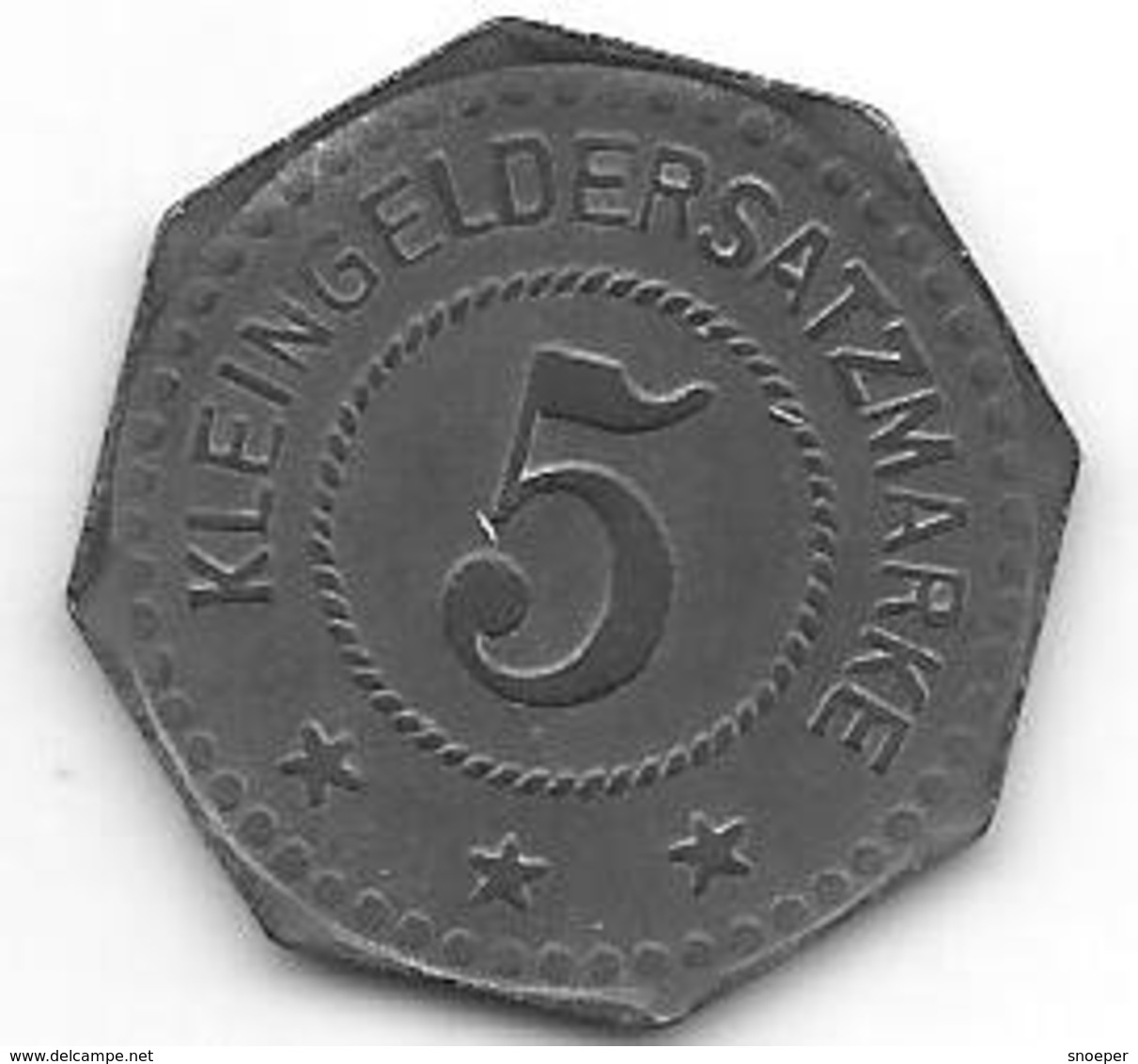 *notgeld   Neustadt A/d Haardt 5 Pfennig 1917   Zn  374.1b - Autres & Non Classés