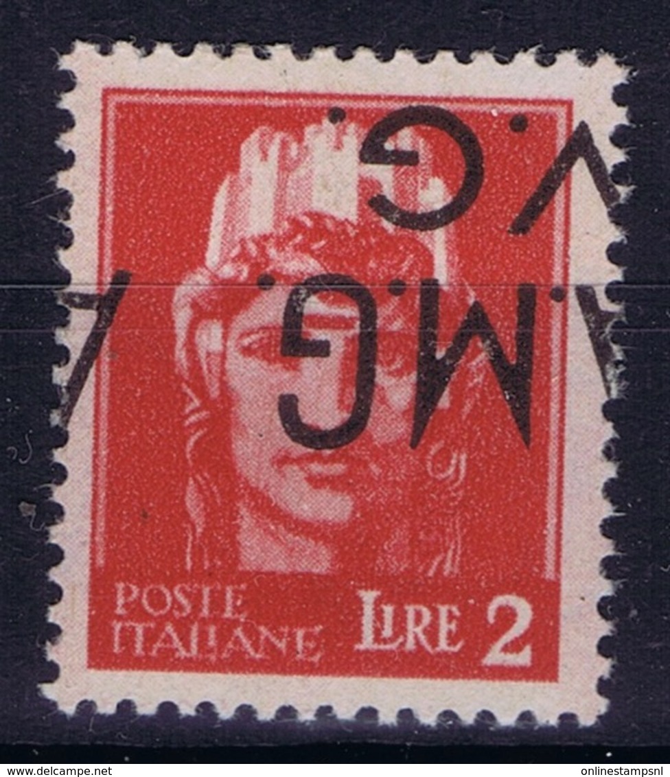 Italy: AMG-VG Sa 9 D Soprastampa Capovolta MH/* Flz/ Charniere Inverted Overprint Signiert /signed/ Signé - Neufs