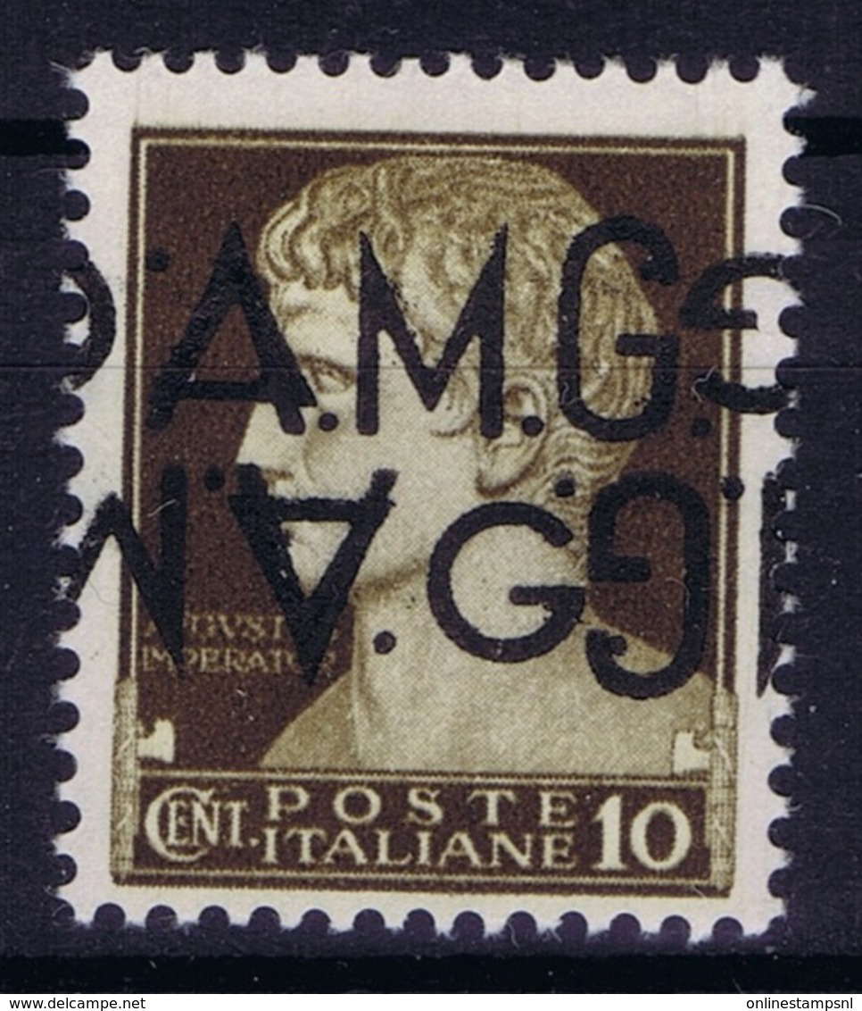 Italy: AMG-VG Sa 1f  Doppia Soprastampa Una Capovolta  MH/* Flz/ Charniere Iinverted Overprint Signiert /signed/ Signé - Mint/hinged
