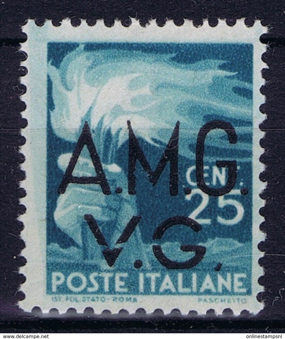 Italy: AMG-VG Sa 13 Broken G In VG MH/* Flz/ Charniere - Nuovi