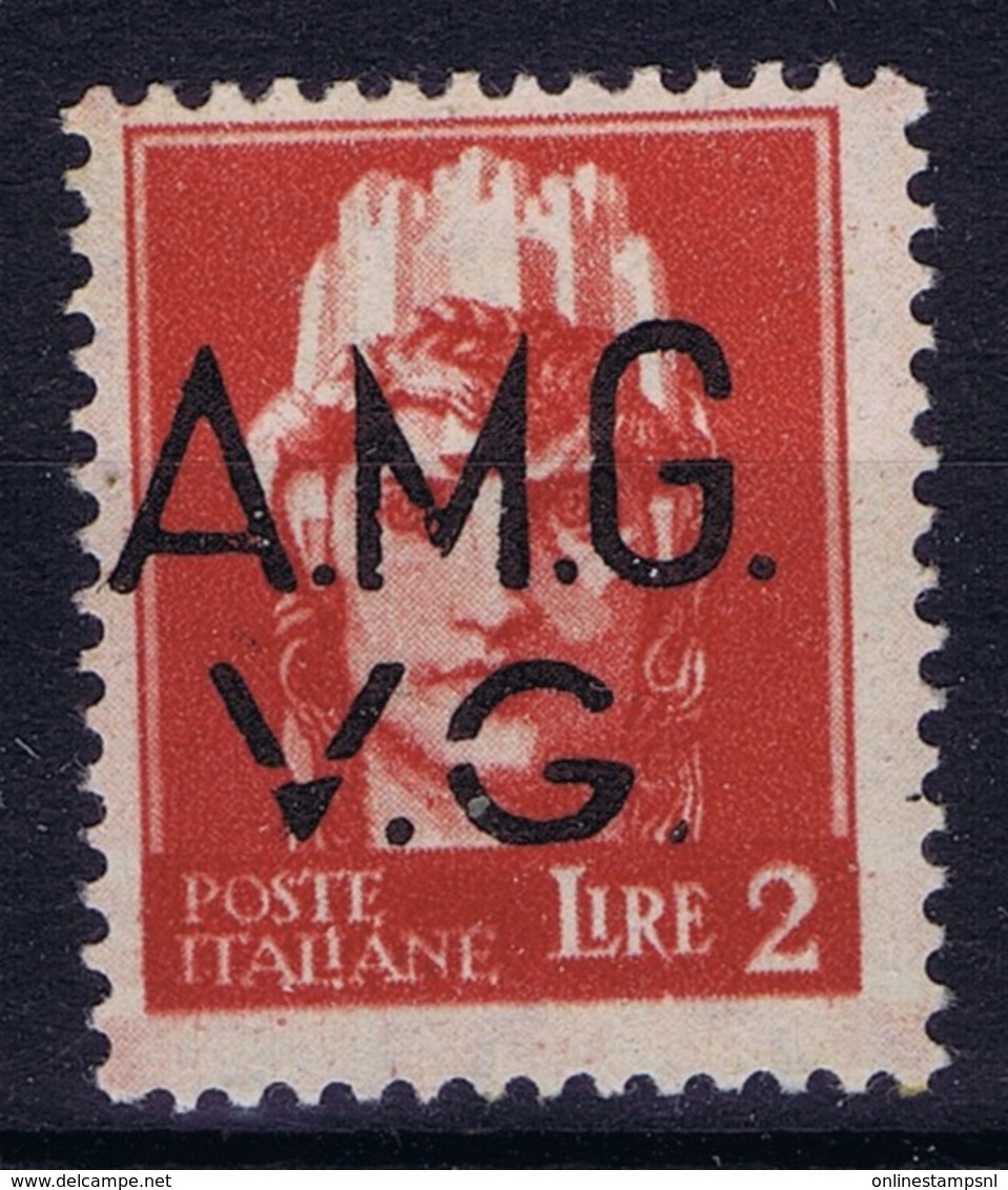 Italy: AMG-VG Sa 9 Broken G In VG MH/* Flz/ Charniere - Neufs